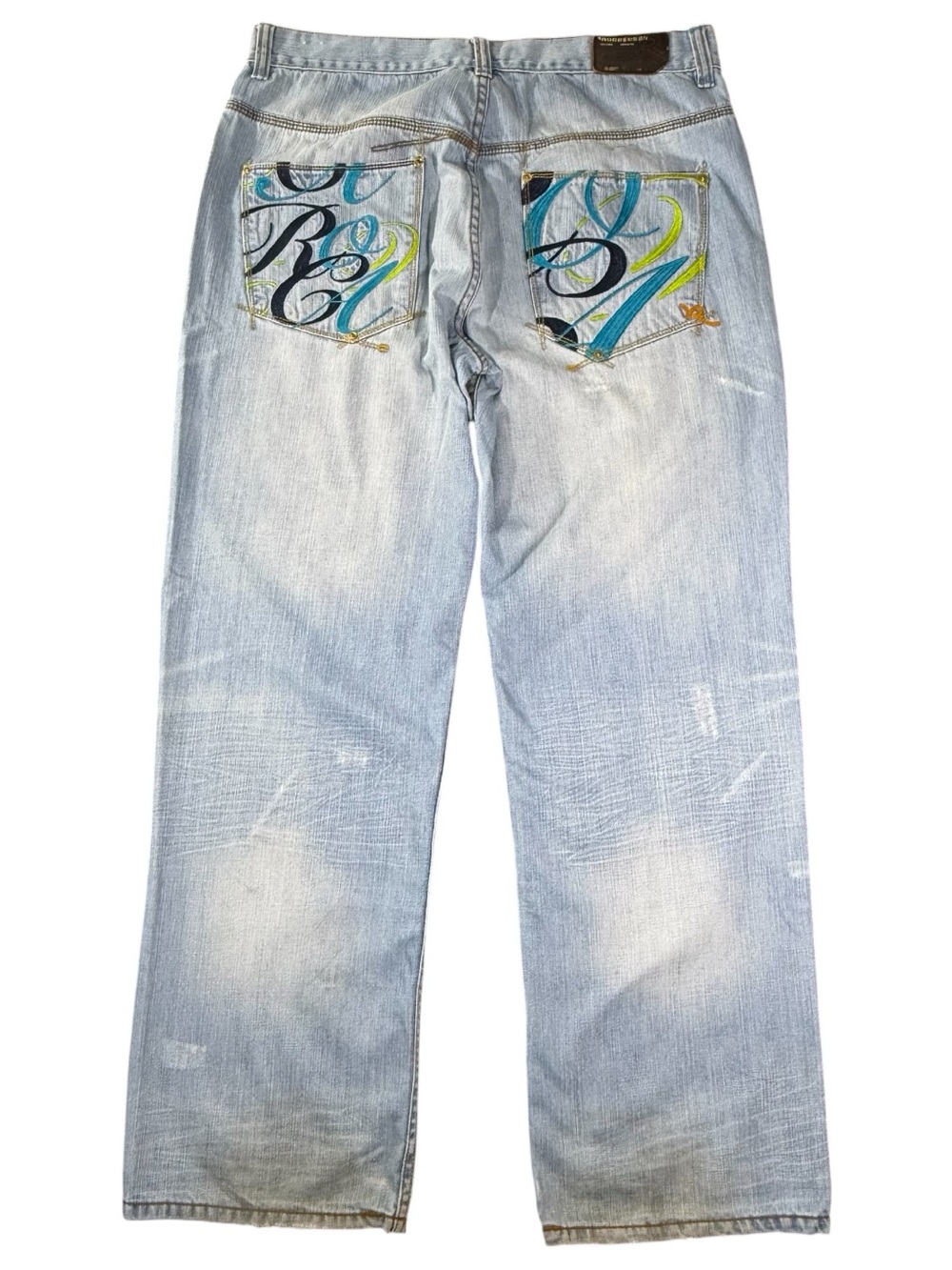 Vintage Y2K Rocawear Embroidered Jeans Men’s Size 38